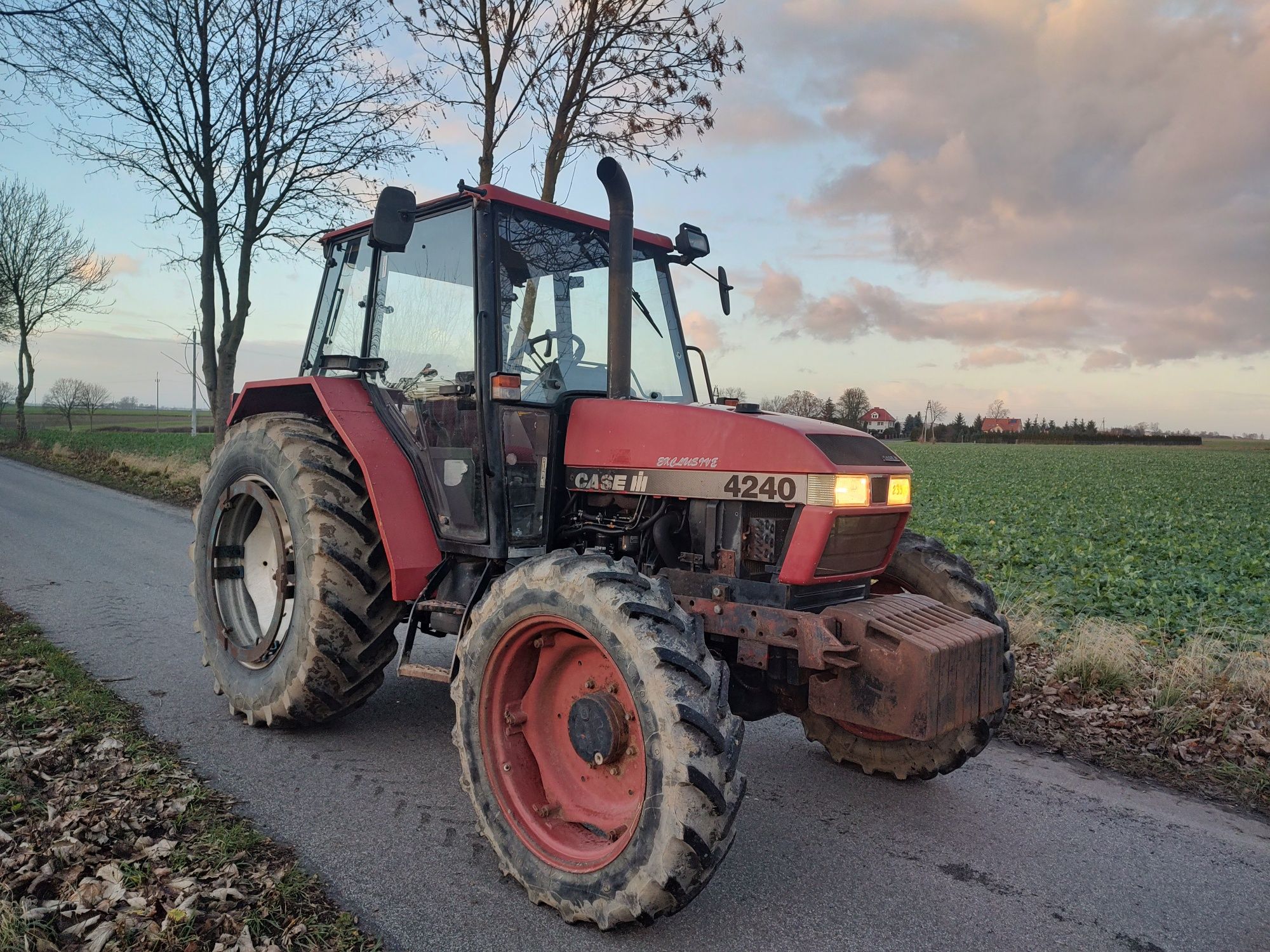 Ciągnik 100KM rolniczy case 4240 wąskie koła 4x4 cx100 mx100