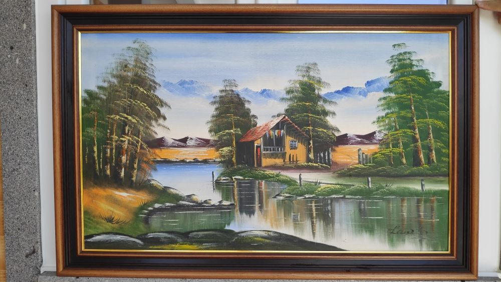 Quadro pintado à mão