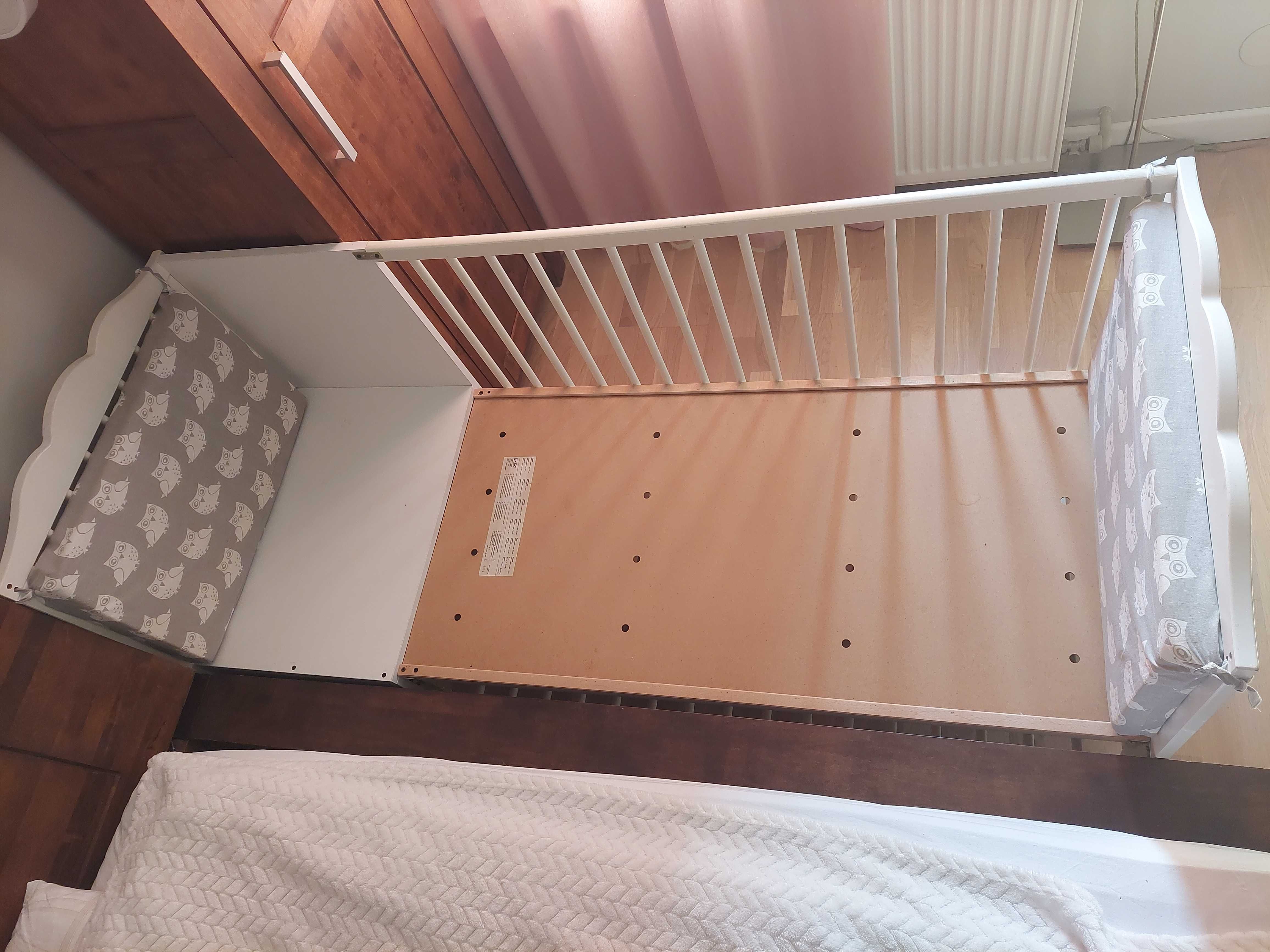 Łóżko łóżeczko IKEA białe 120 x 60