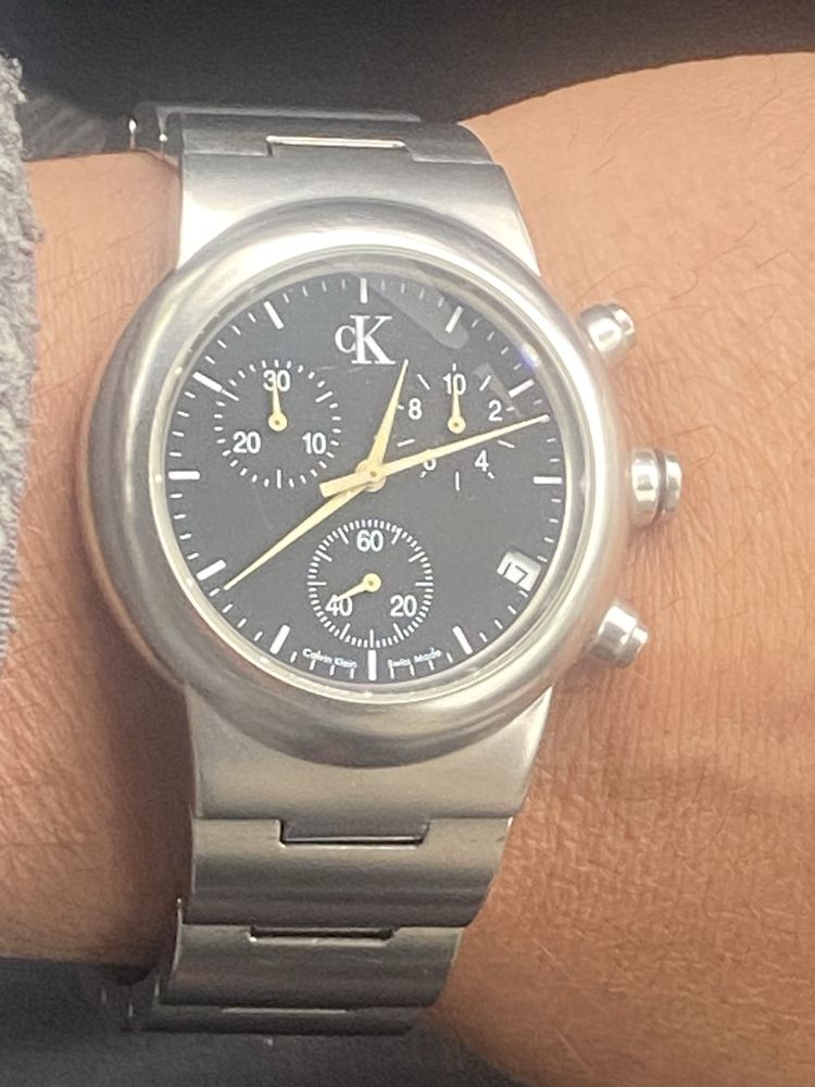CK K18171 Calvin Klein Swiss Made zegarek chronograph ETA V8