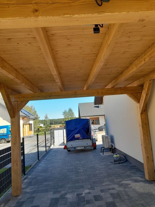 Zadaszenia tarasu,wiaty samochodowe itp.