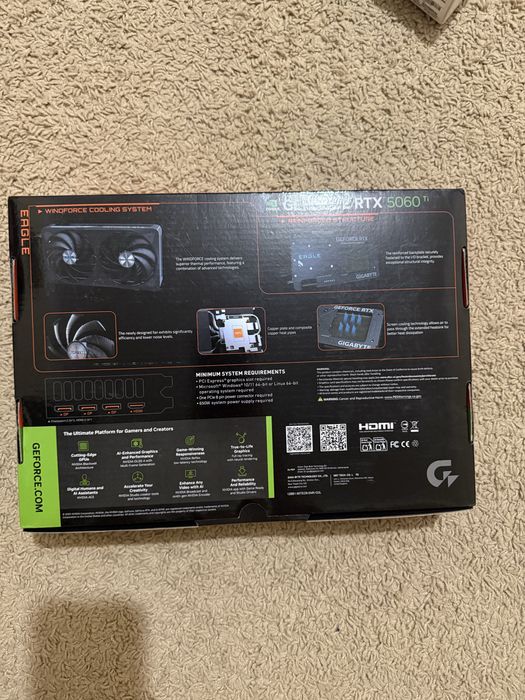 Відеокарта GIGABYTE GeForce RTX 5060 TI  EAGLE OC 8G
