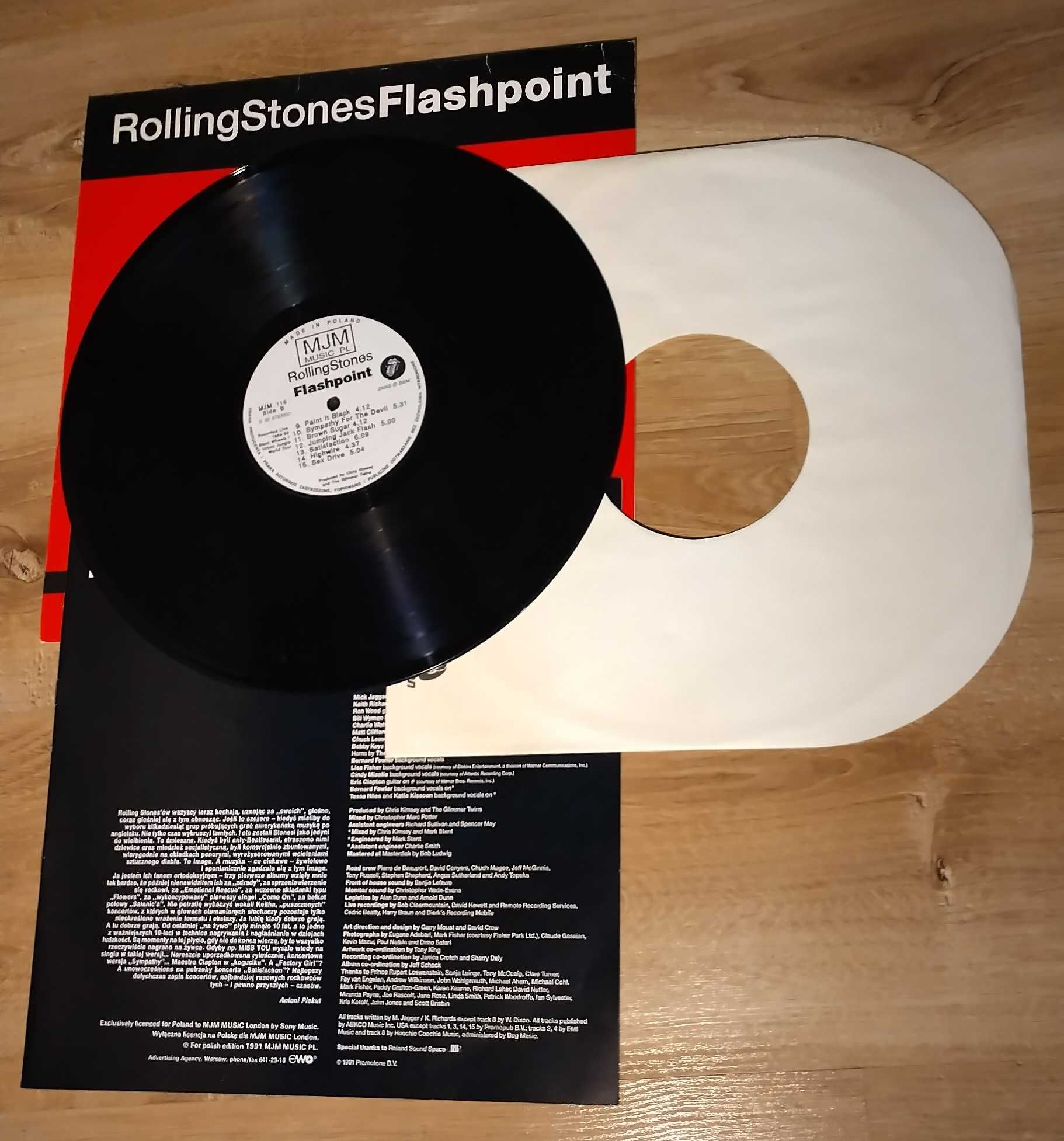Winyl	The Rolingstones - Flashpoint	1991