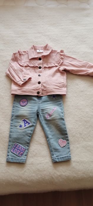 Paka ubrań dla dziewczynki rozmiar 80