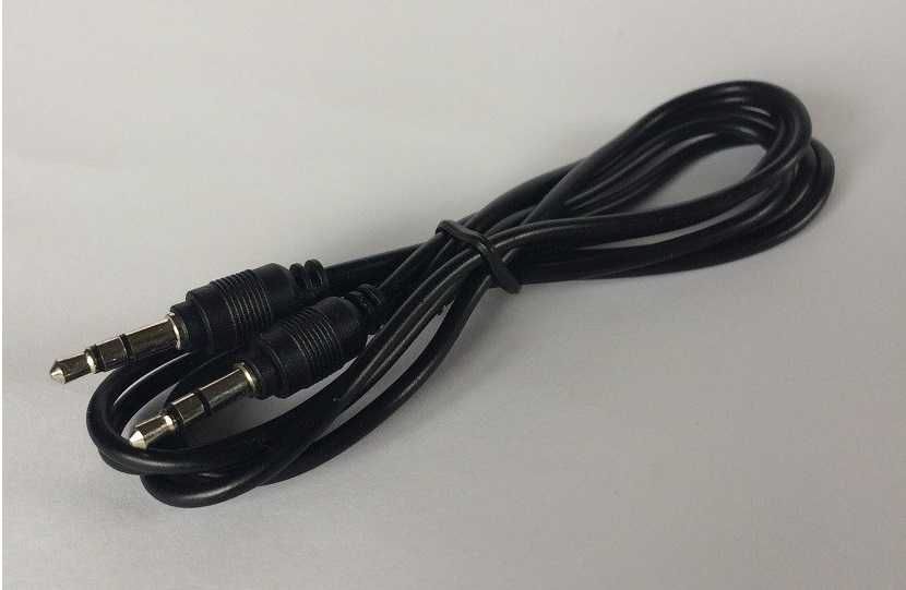 Kabel mini jack 3,5mm audio stereo 1m czarny * Video-Play Wejherowo