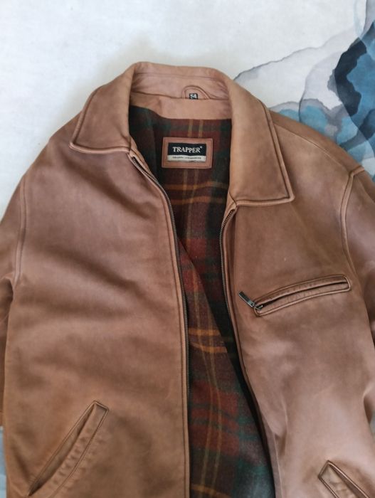 Kurtka skórzana Traper
