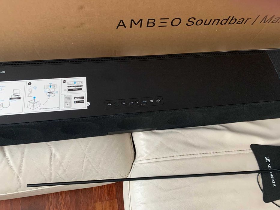 Soundbar Sennheiser Ambeo MAX - kompletny zestaw, gwarancja, idealny!