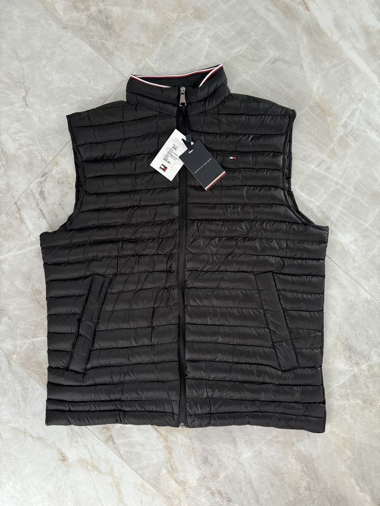 Czarny męski bezrękawnik Tommy Hilfiger r. XXL