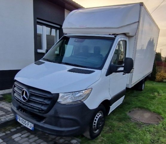 Mercedes sprinter 2020 rok , bliźniak, winda ,kontener, automat 82 tyś