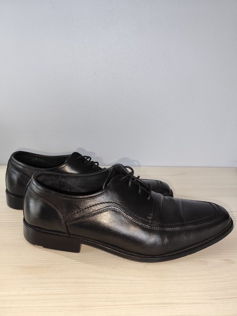 Eleganckie skórzane mokasyny męskie 44