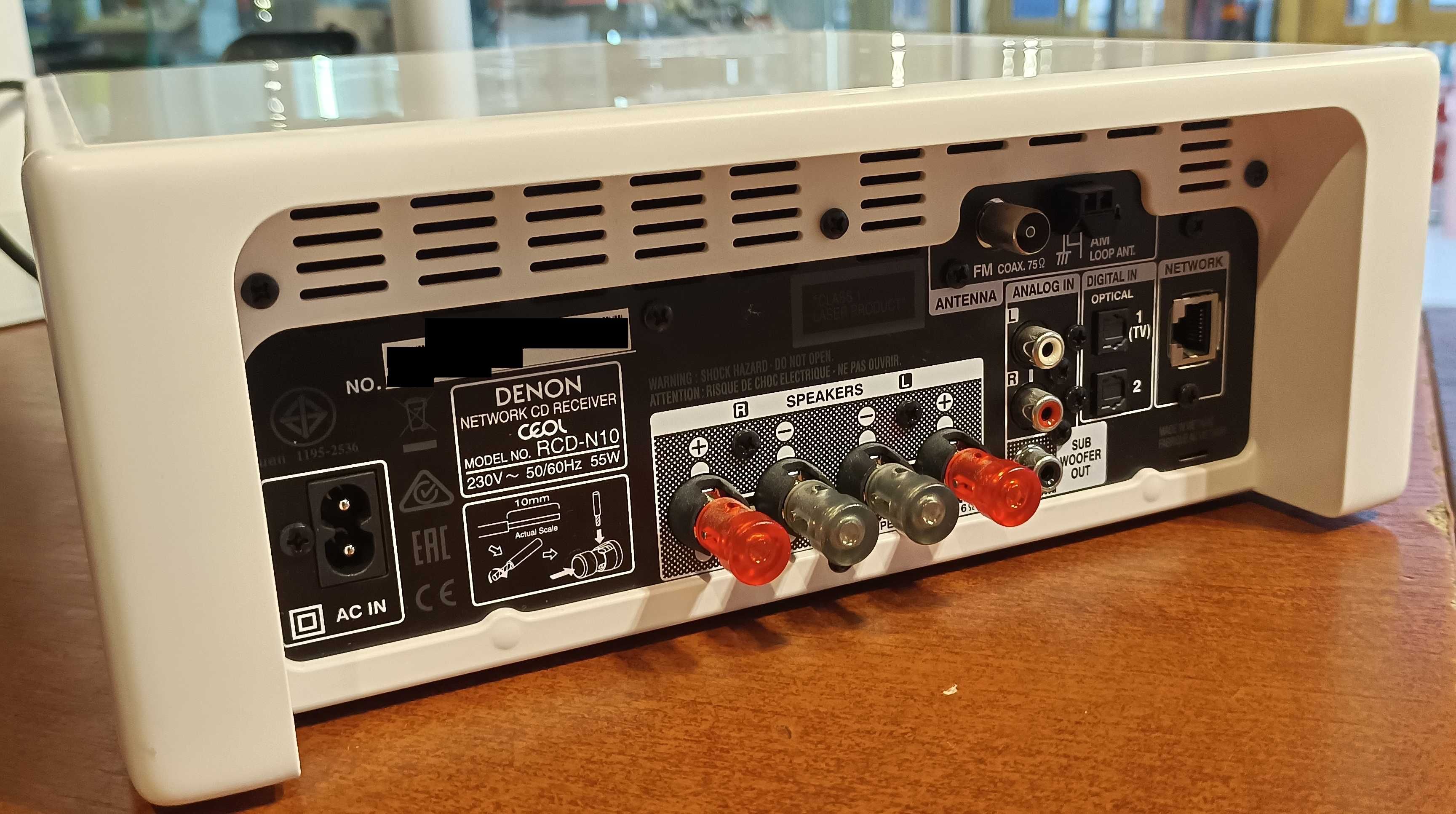 Amplituner DENON RCD-N10/ CD/ Bluetooth/ USB/ RJ-45/ Okazja!