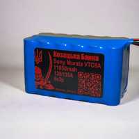 Акумулятор для FPV (ФПВ) дрону 6s3p Li-Ion Sony Murata VTC6A, 11850mAh