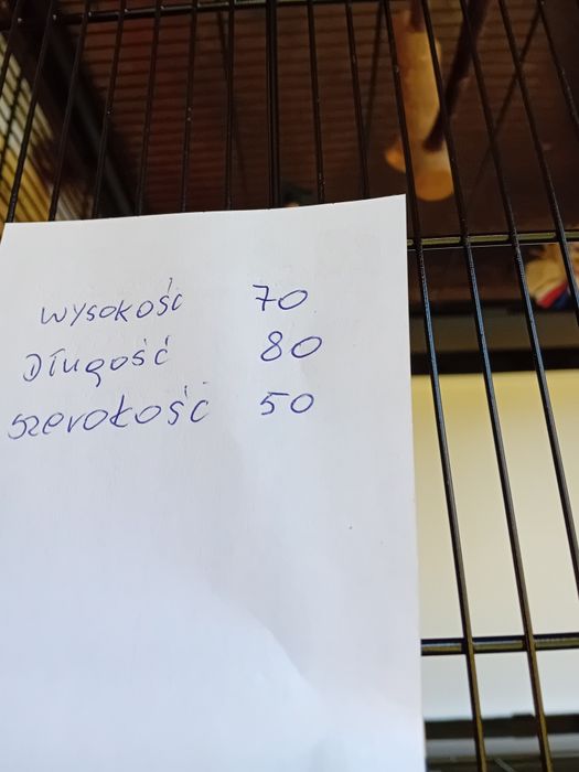 Klatkę dla papugi używaną sprzedam
