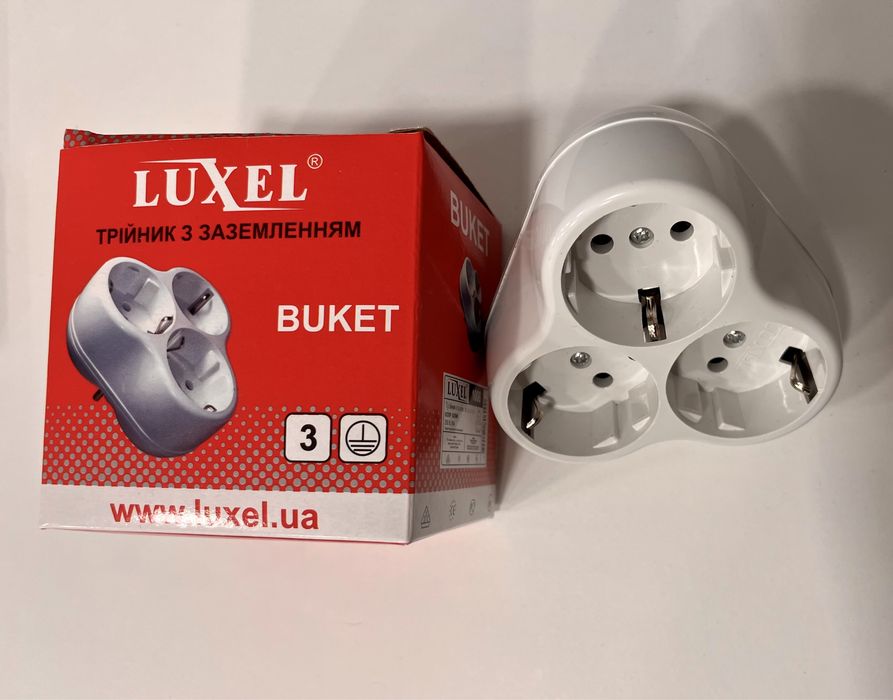 Тройник с заземлением Luxel