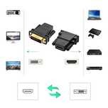 Ugreen przejściówka Hdmi (żeński) - Dvi 24+1 (męski) Fhd 60 Hz czarny