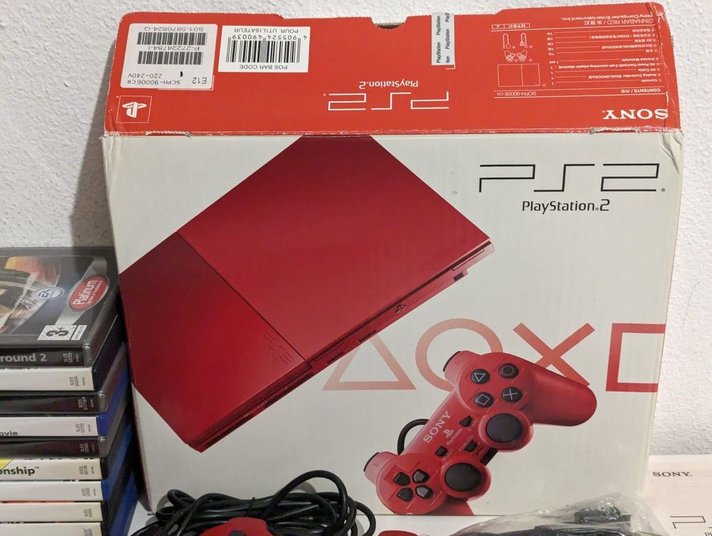 PlayStation 2 Vermelha rara