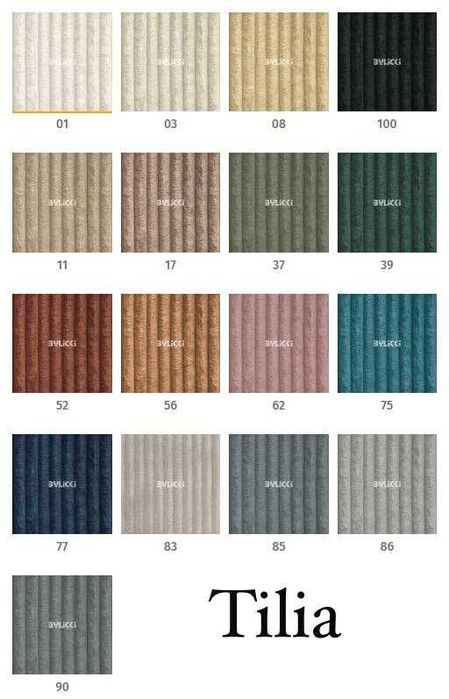 Narożnik Tilia dostawa różne kolory