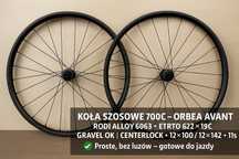Koła szosowe 700C – Orbea Avant – RODI alu – gravel OK