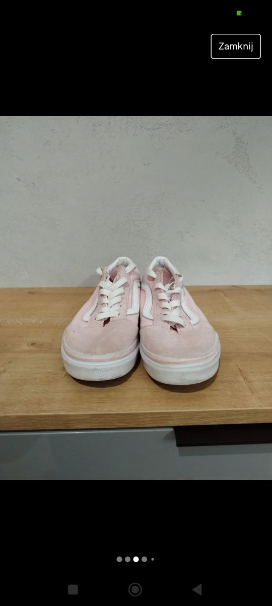 Buty Vans Kids old School różowe 36.5 (23cm)