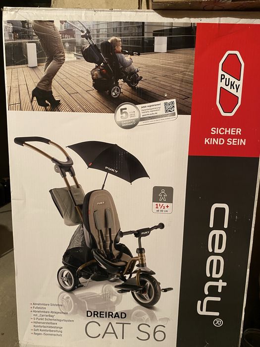 Велосипед дитячий триколіснй з ручкою PUKI