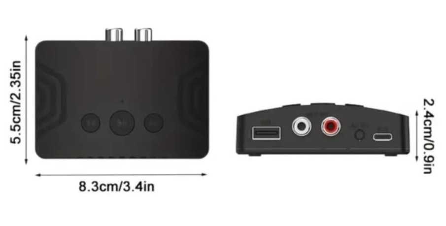 Bluetooth bezprzewodowy odbiornik stereo i odtwarzacz mp3