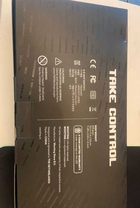 Klawiatura Wooting 60HE+ Jak nowy