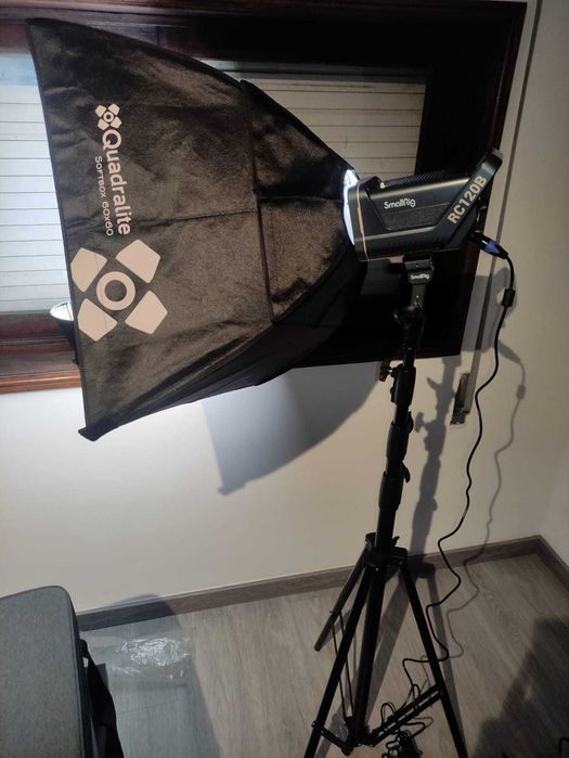 Luz Profissional de fotografia com SoftBox 60x60