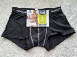 Sloggi by Triumph czarne bokserki men start hipster rozmiar S