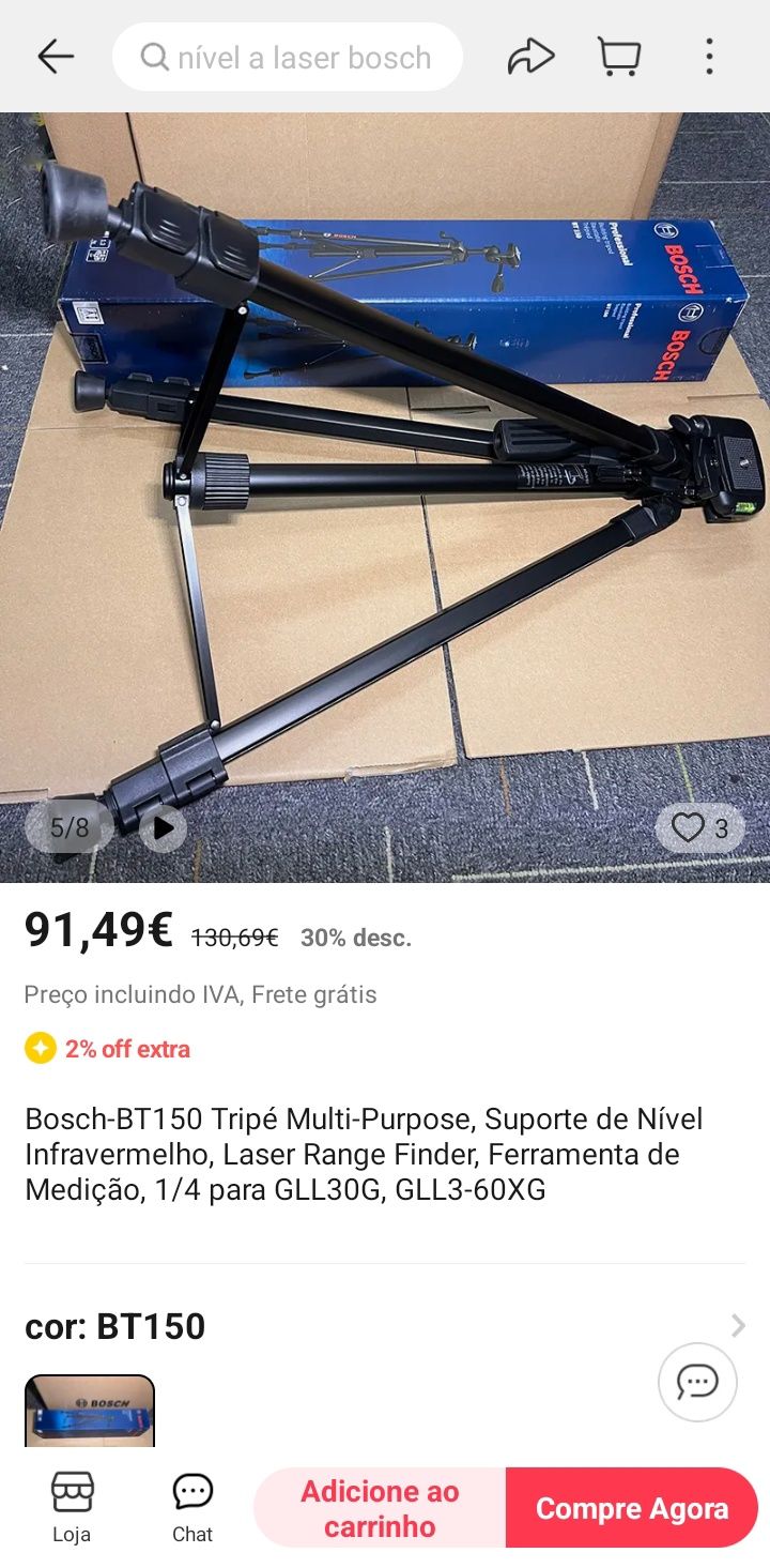 Vendo tripe boche bt 150