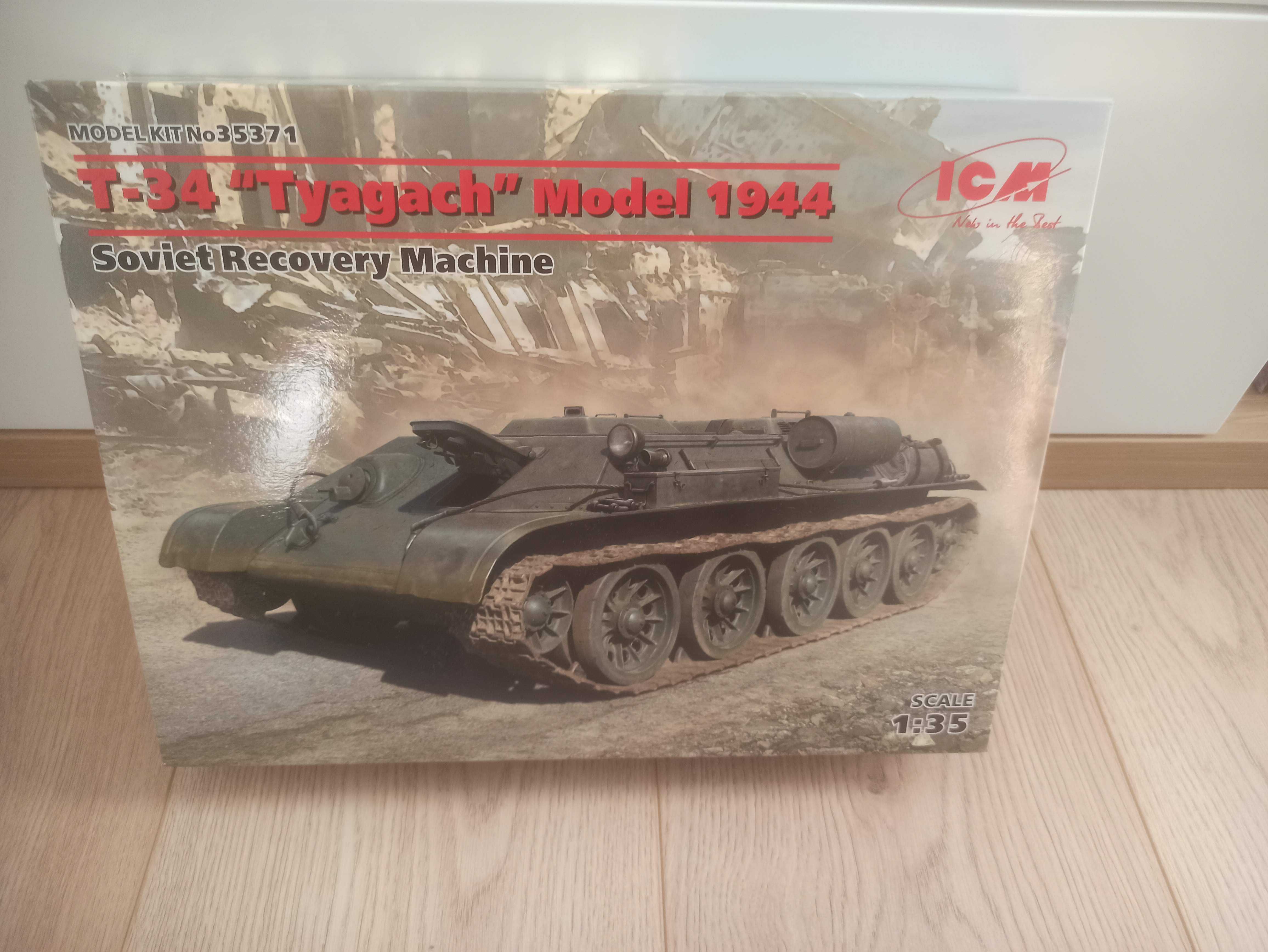 Model do sklejania 1/35 ICM 35371 T 34 Tyagach