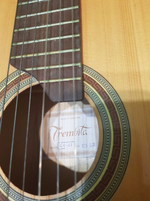 Акустическая гитара Трембита CG-27 ( 6 струн ) 2010 года