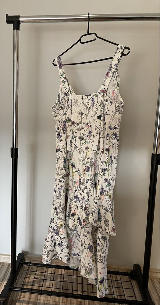Sukienka midi w kwiaty polne H&M