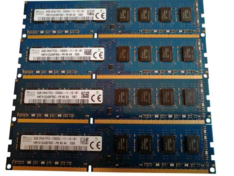RAM DDR3 4×8 GB 1600 MHz PC3-12800U – do komputera PC wysyłka