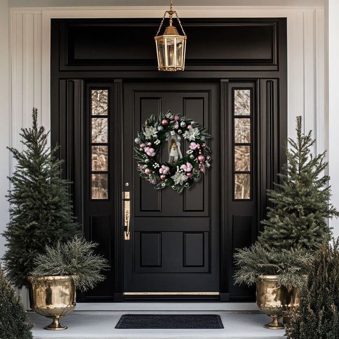 Різдвяні віночки, новорічний декор вінок