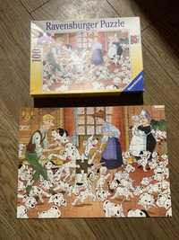 Puzzle Dalmatyńczyki Disney vintage 100 elementów