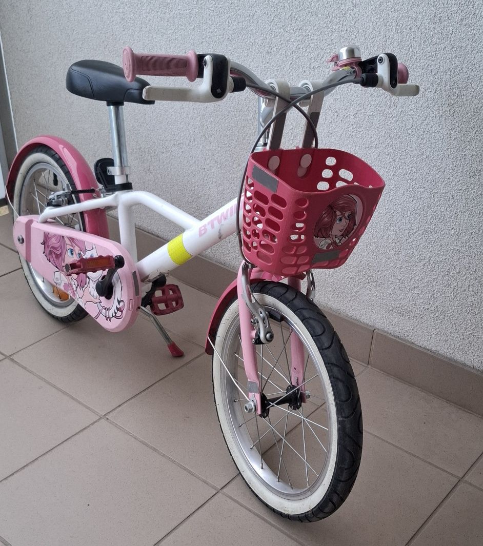 Rowerek B'twin 16" dla dziewczynki