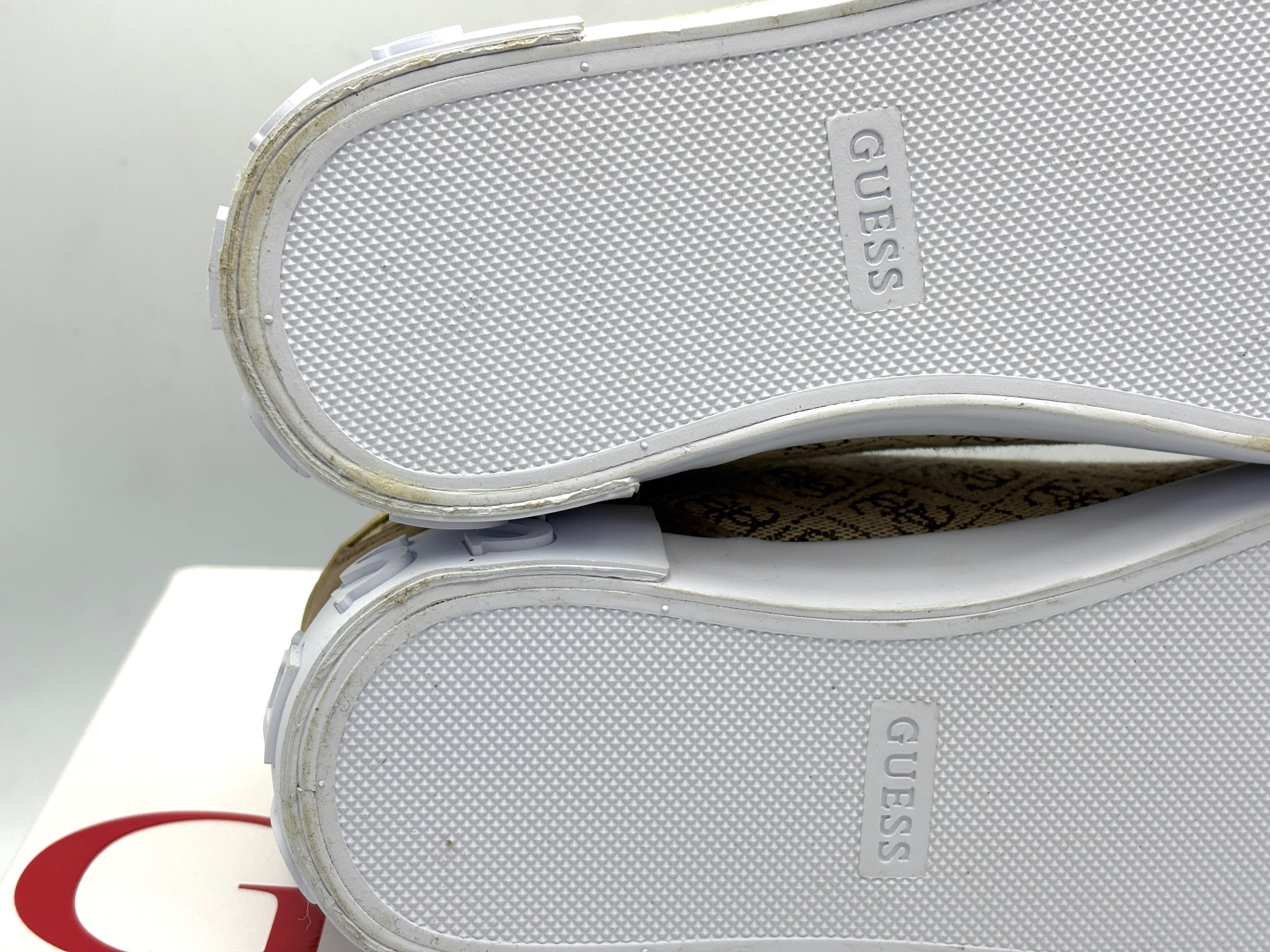 ‼️Nowe oryginalne trampki sneakersy GUESS Puxly2 beżowe 37 AZ 039