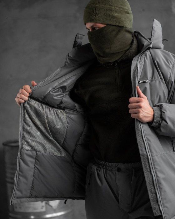 Зимовий костюм Level 7 сірий. 7 слой