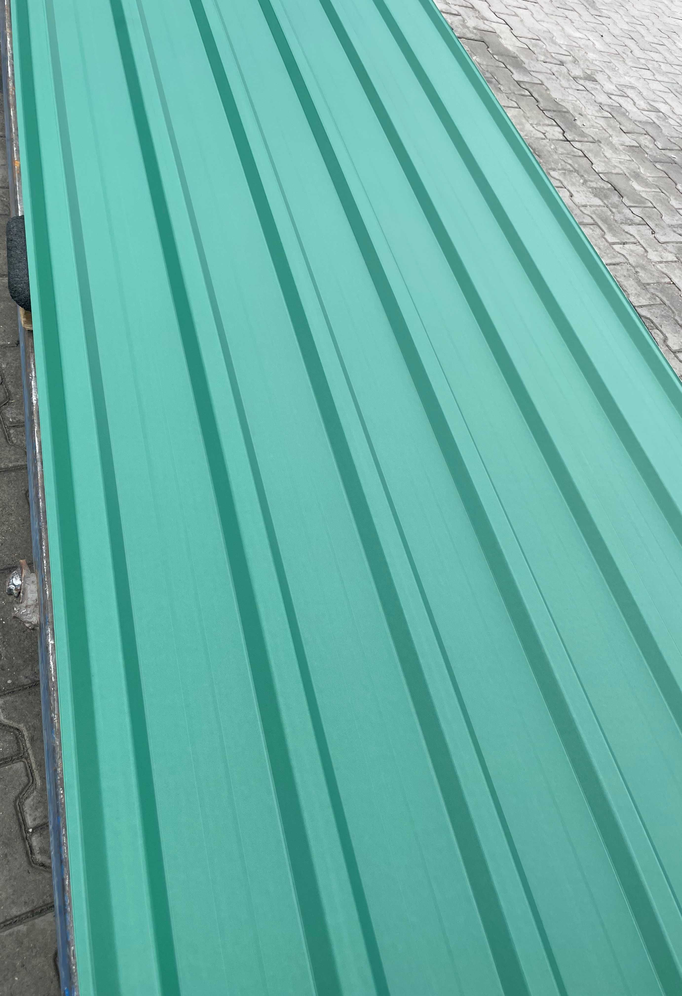 Blacha trapezowa T18 kolor ZIELONY RAL 6020, dostawa na cały kraj!