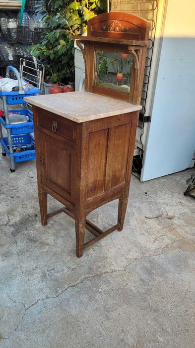 1 Mesinha de Cabeceira Antiga Madeira