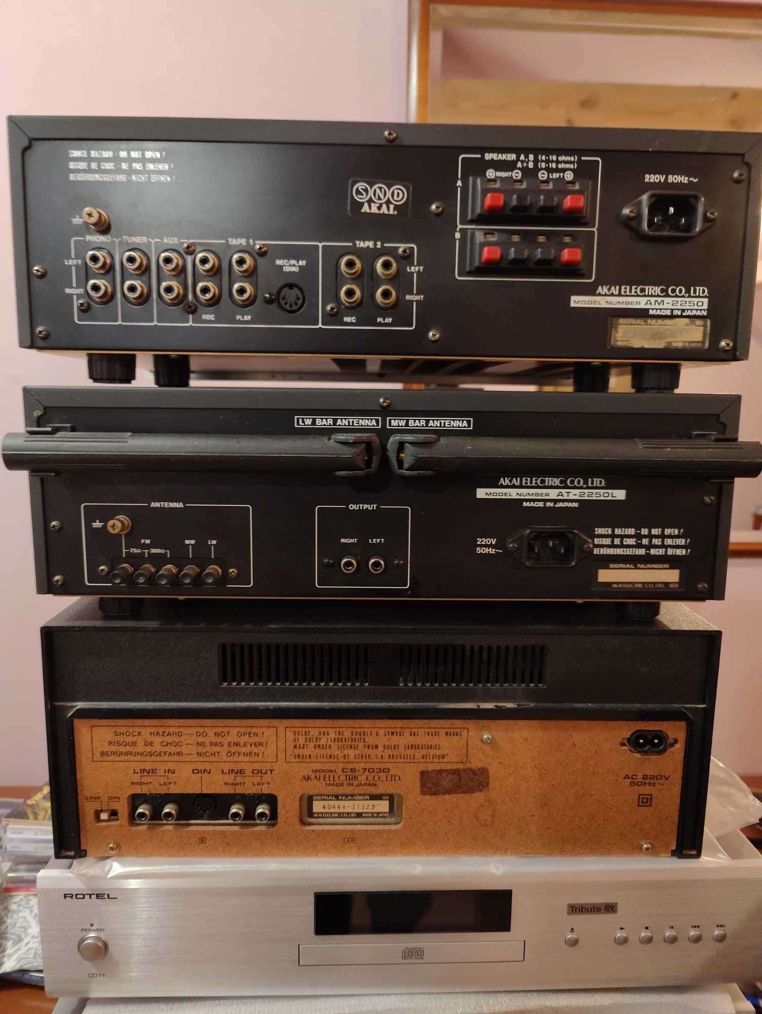 Akai Wieża Am-2250 At-2250 JAPAN ORYGINAŁ Deck nieaktualny