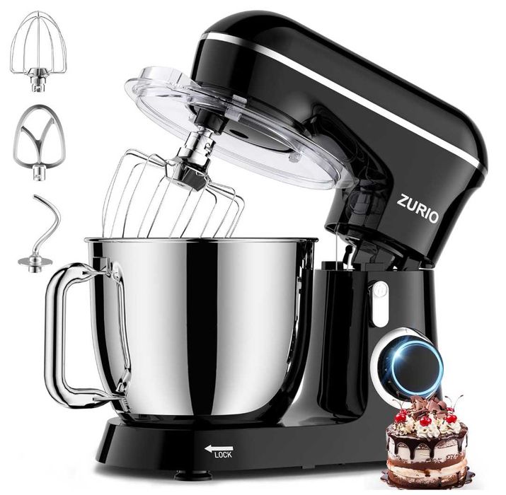 Robot kuchenny planetarny Zurio 10-biegowa  funkcją cichej fermentacji