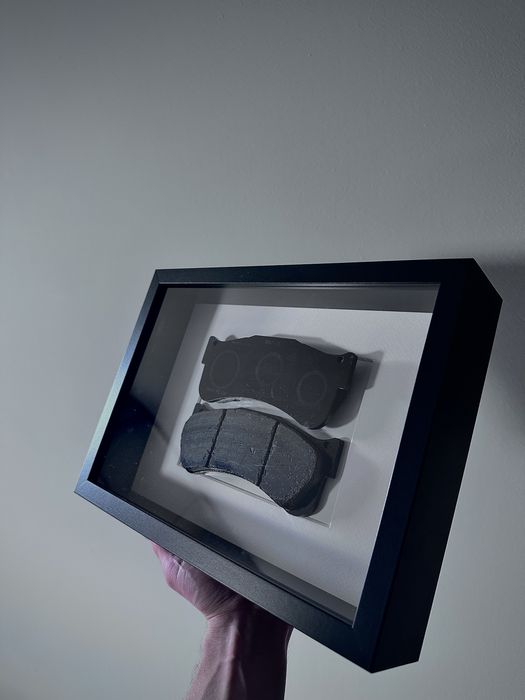 Porsche 992 Cup Obraz z Oryginalnych Klocków Hamulcowych UNIKAT!