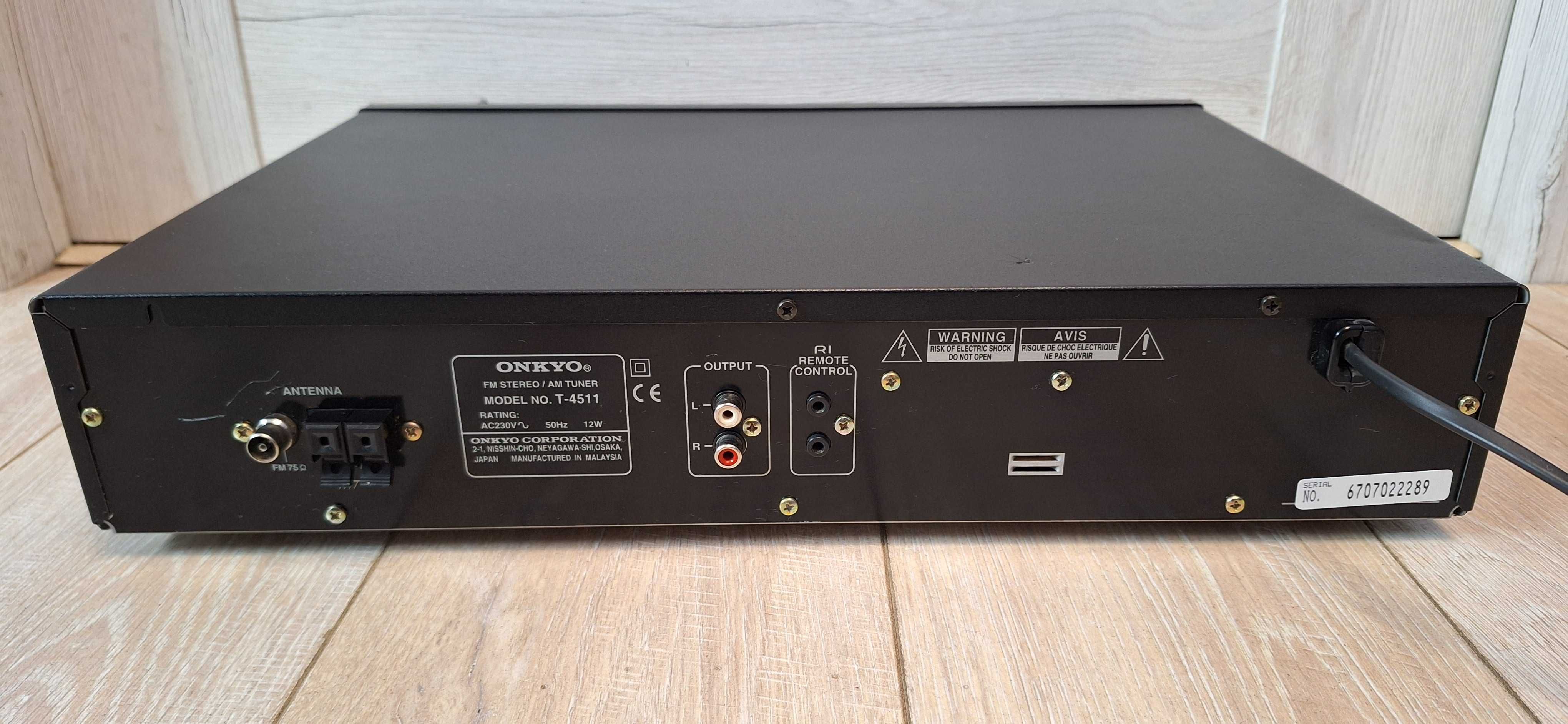 Tuner ONKYO T 4511 ! RDS BDB STAN ! OKAZJA ! w PEŁNI Sprawny ! Polecam