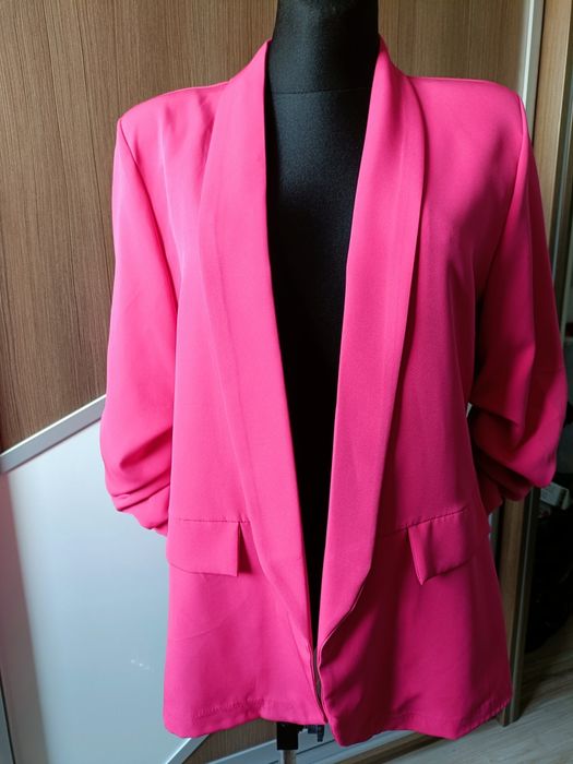Fuksjowa marynarka sportowa elegancka r.xxl New Collection moda włoska