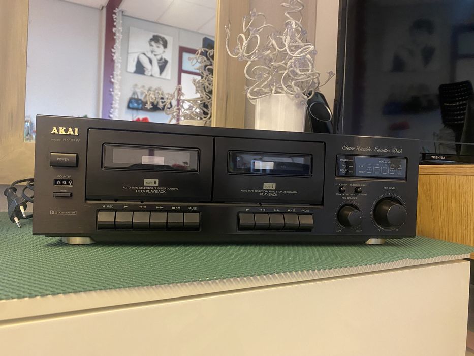 Вінтажна касетна дека - AKAI  HX-27W