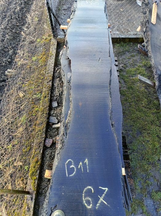 Deski monolity czarny dąb