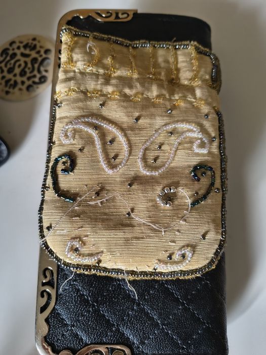 Жіночий клатч, шкіра.