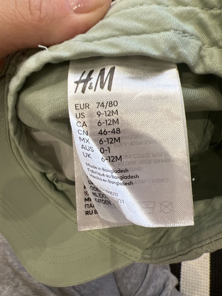 Кепка H&M 9-12міс, 74-80розмір