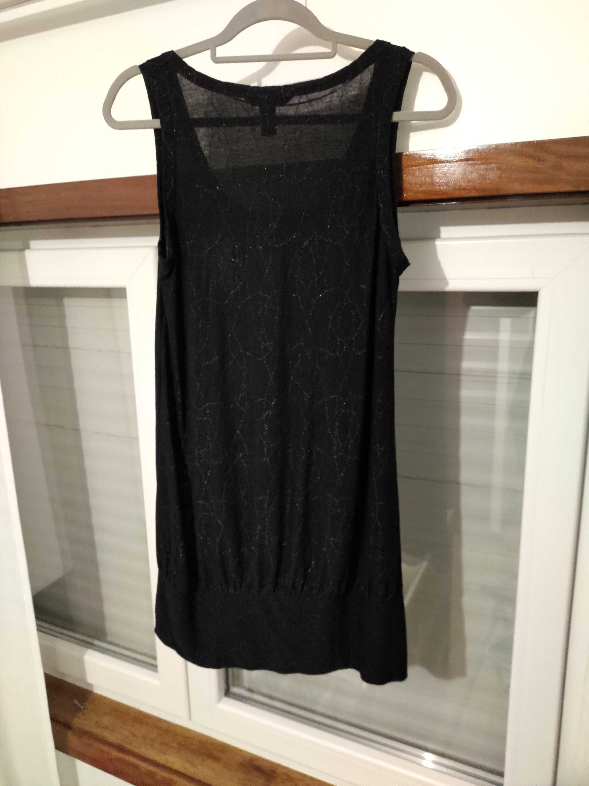 Vestido H&M preto c brilhantes M